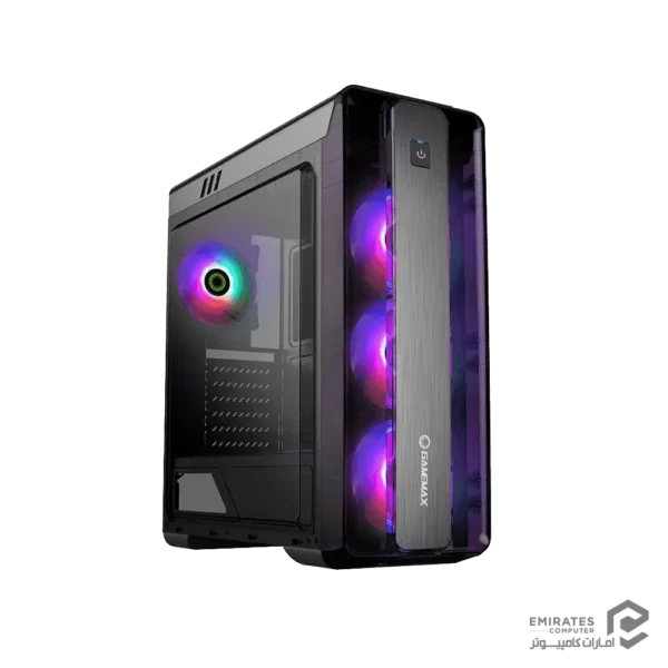 کیس Gamemax Moonlight Frgb - Black