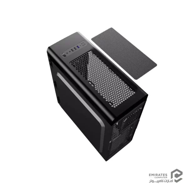کیس Gamemax Moonlight Frgb - Black