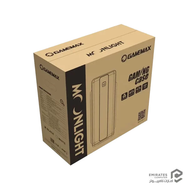 کیس Gamemax Moonlight Frgb - Black