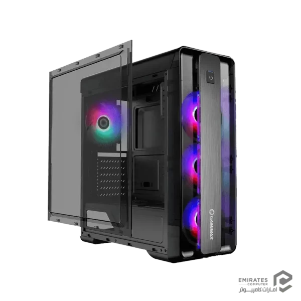کیس Gamemax Moonlight Frgb - Black