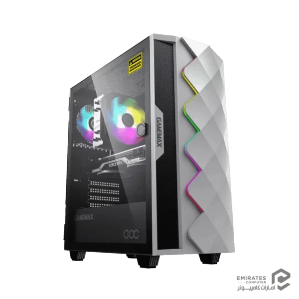 کیس Gamemax Diamond Coc - White