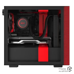 کیس Nzxt H210 – Matte Black/Red