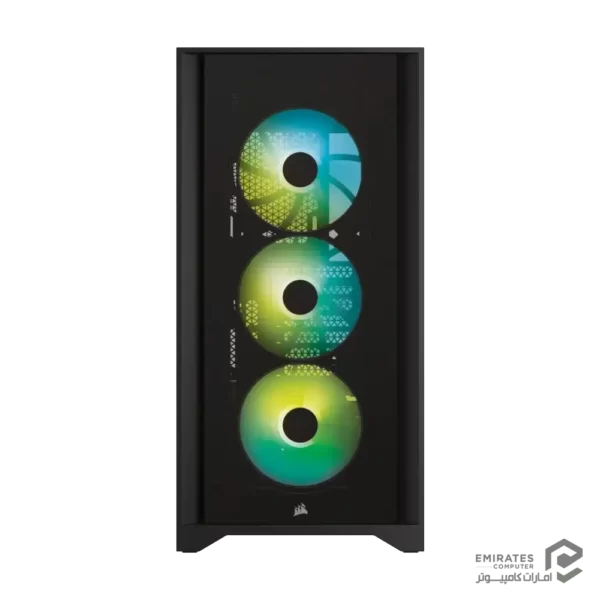 کیس CORSAIR ICUE 4000X RGB - BLACK - تصویر 2