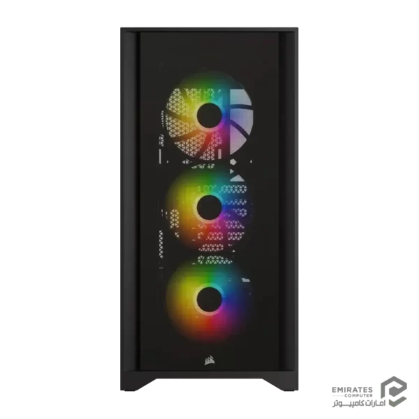 کیس CORSAIR ICUE 4000X RGB - BLACK - تصویر 7