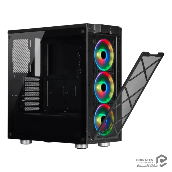 کیس CORSAIR ICUE 465X RGB - BLACK - تصویر 3