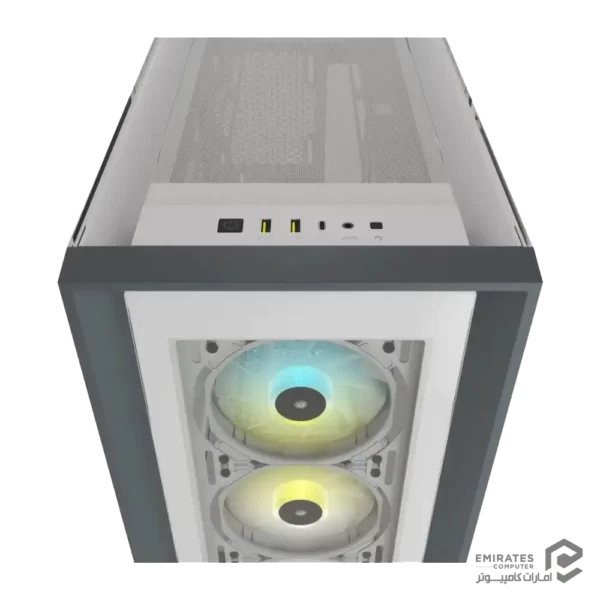 کیس CORSAIR ICUE 5000X RGB - WHITE - تصویر 5