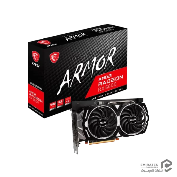 کارت گرافیک Msi Rx 6600 Armor 8G