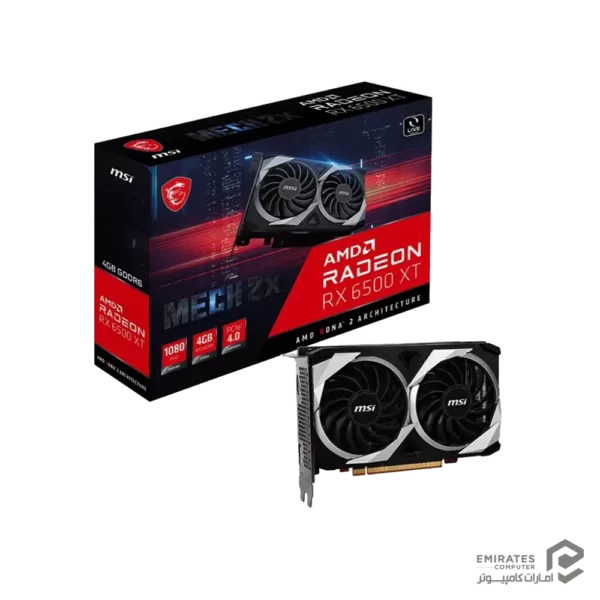 کارت گرافیک Msi Rx 6500 Xt Mech 2X 4G