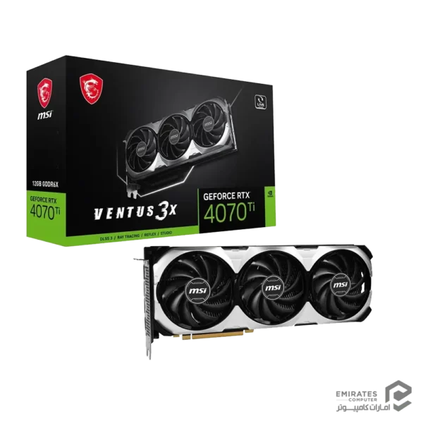 کارت گرافیک Msi Rtx 4070 Ti Ventus 3X 12G