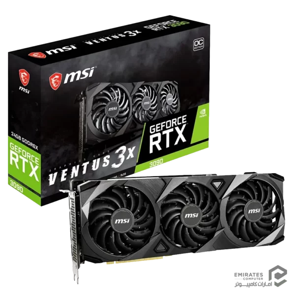 کارت گرافیک Msi Rtx 3090 Ventus 3X 24G Oc