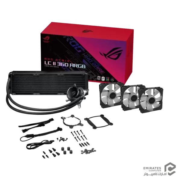 فن سی پی یو Asus Rog Strix Lc Ii 360 Argb