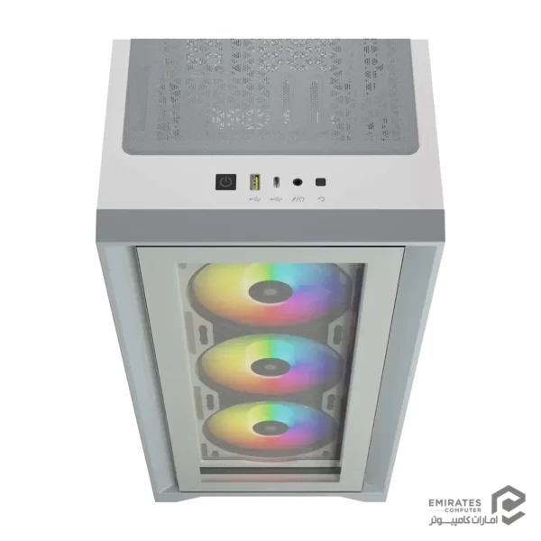 کیس Corsair Icue 4000X Rgb - White