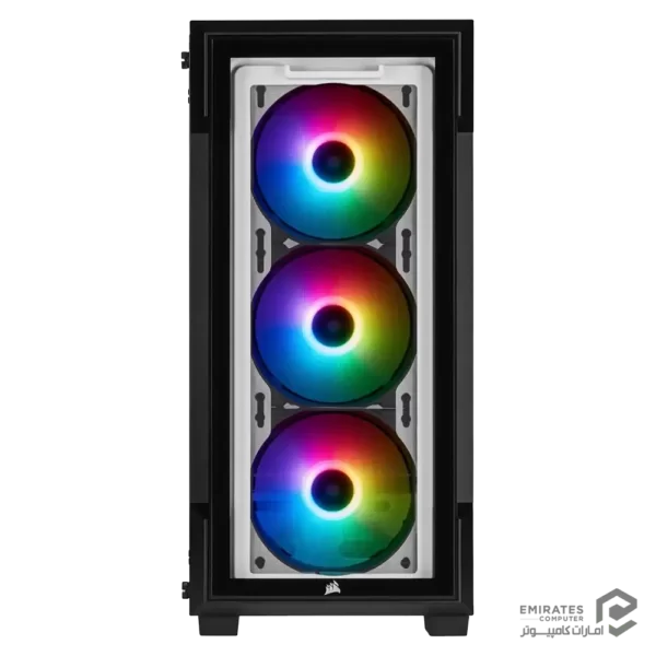 کیس Corsair Icue 220T Rgb Tempered Glass - White