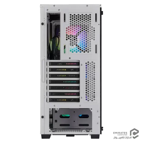 کیس Corsair Icue 220T Rgb Tempered Glass - White