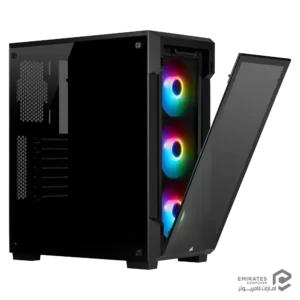 کیس Corsair Icue 220T Rgb Tempered Glass – Black