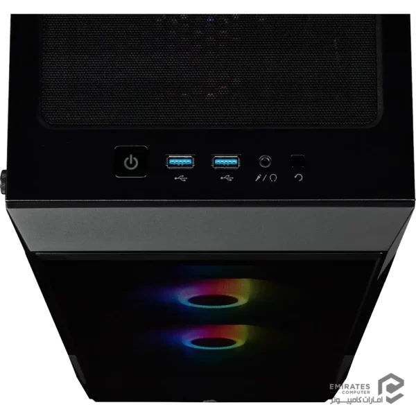 کیس Corsair Icue 220T Rgb Tempered Glass - Black