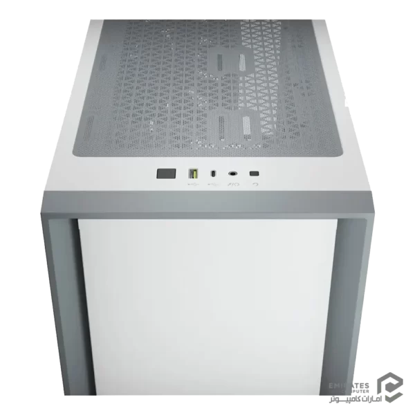 کیس Corsair 4000D Tempered Glass - White