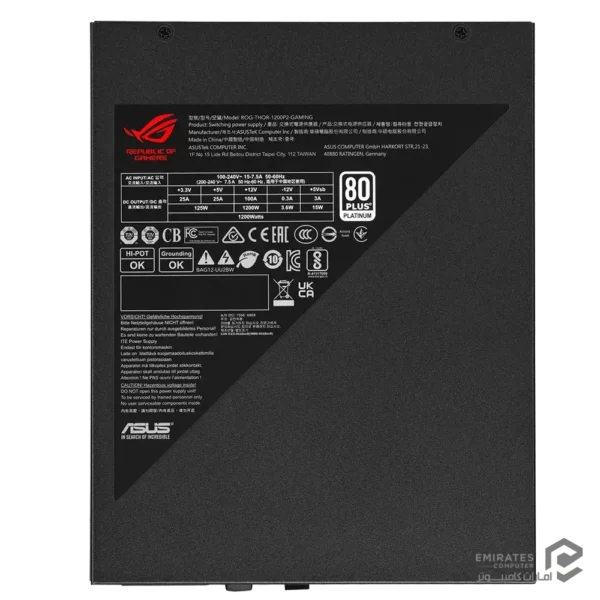 پاور Asus Rog Thor 1200W Platinum Ii