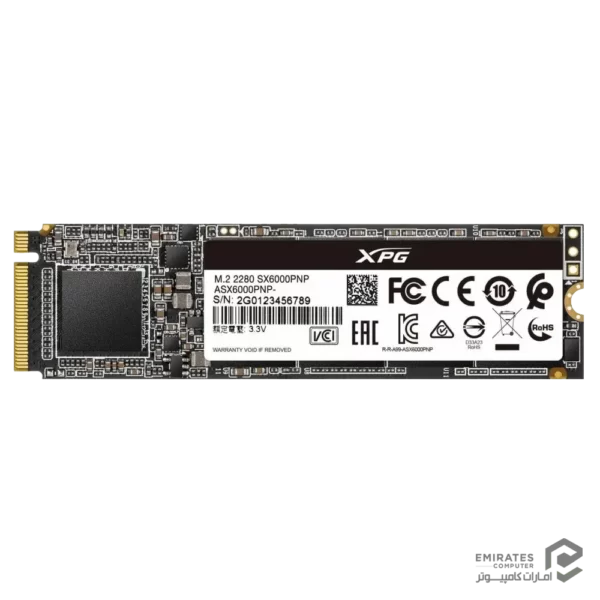 حافظه اس اس دی Adata Xpg Sx6000 Pro 256Gb