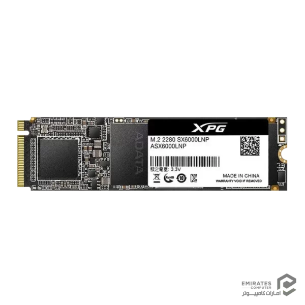 حافظه اس اس دی Adata Xpg Sx6000 Lite 256Gb