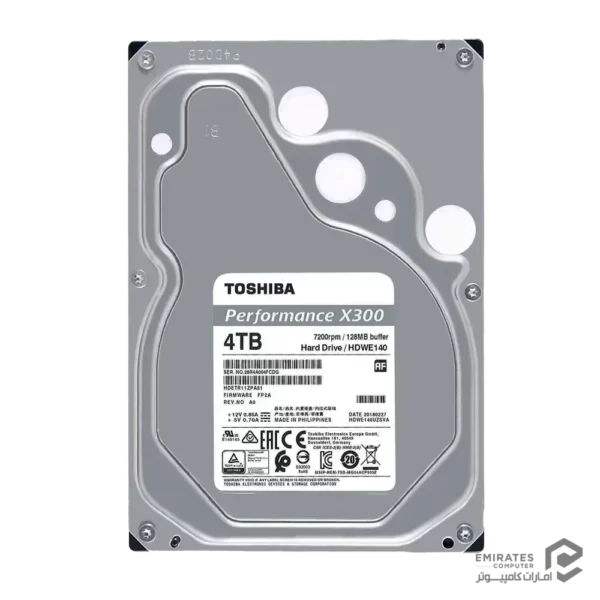 هارد دیسک Toshiba X300 4Tb Hdwr440
