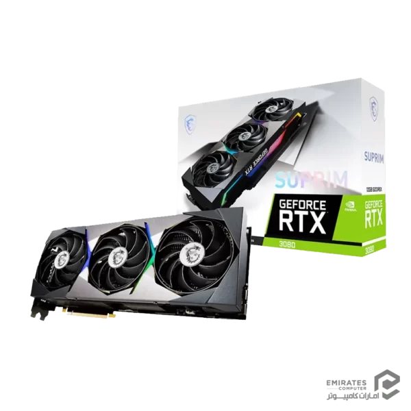 کارت گرافیک Msi Rtx 3080 Suprim 12G Lhr
