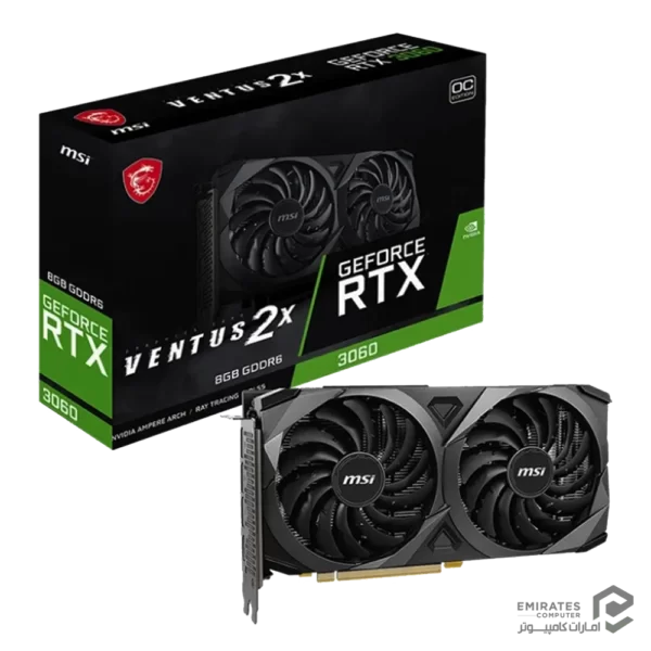 کارت گرافیک Msi Rtx 3060 Ventus 2X 8G Oc