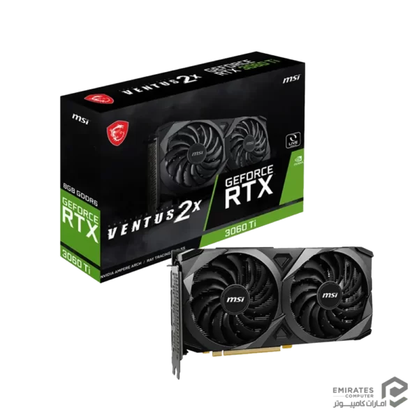 کارت گرافیک Msi Rtx 3060 Ti Ventus 2X V1 8G