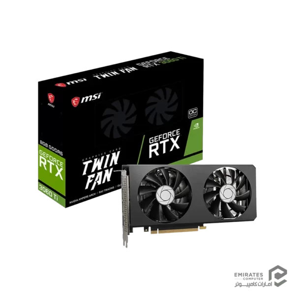 کارت گرافیک Msi Rtx 3060 Ti Twin Fan Oc 8G