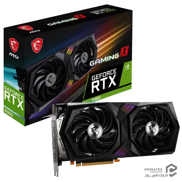 کارت گرافیک Msi Rtx 3060 Gaming X 12G