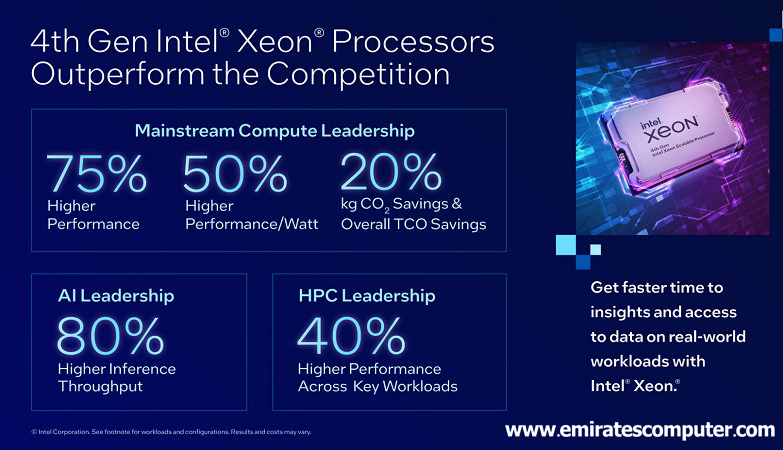  برتری پردازنده نسل چهارم Intel Xeon در آزمایش های سنگین
