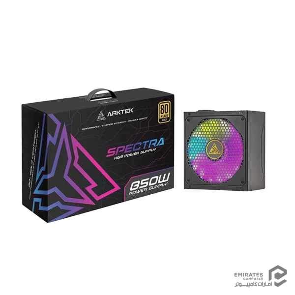 پاور Arktek Spectra Rgb 850W Gold