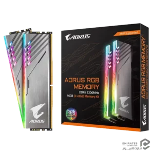 رم Gigabyte Aorus Rgb 16Gb Dual 3200Mhz Cl16 – Silver