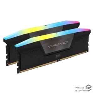 رم Corsair Vengeance Rgb Ddr5 32Gb Dual 5200Mhz Cl40 – ‌Black