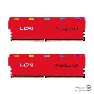 رم Asgard Loki W1 16Gb Dual 3200Mhz Cl16 – Red