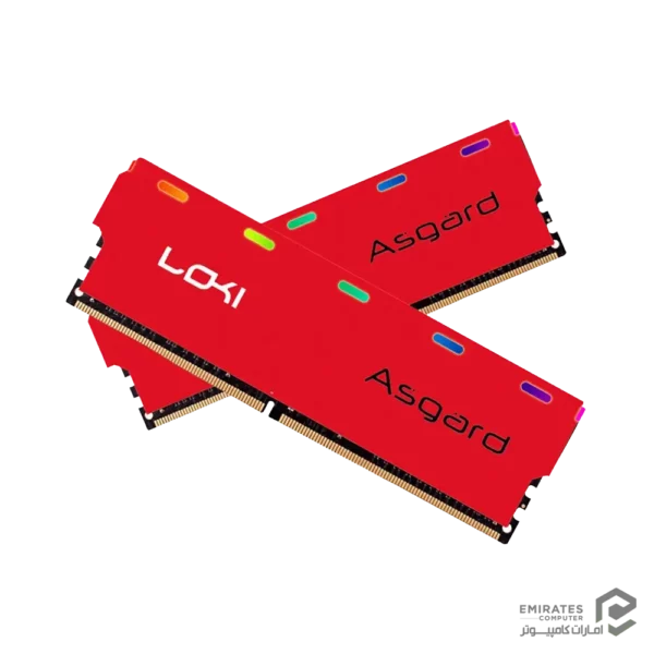 رم Asgard Loki W1 16Gb Dual 3200Mhz Cl16 - Red