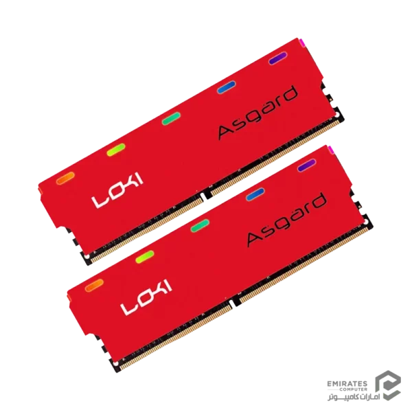 رم Asgard Loki W1 16Gb Dual 3200Mhz Cl16 - Red