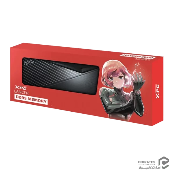 رم Adata Lancer Ddr5 16Gb Single 5200Mhz Cl38 - Black