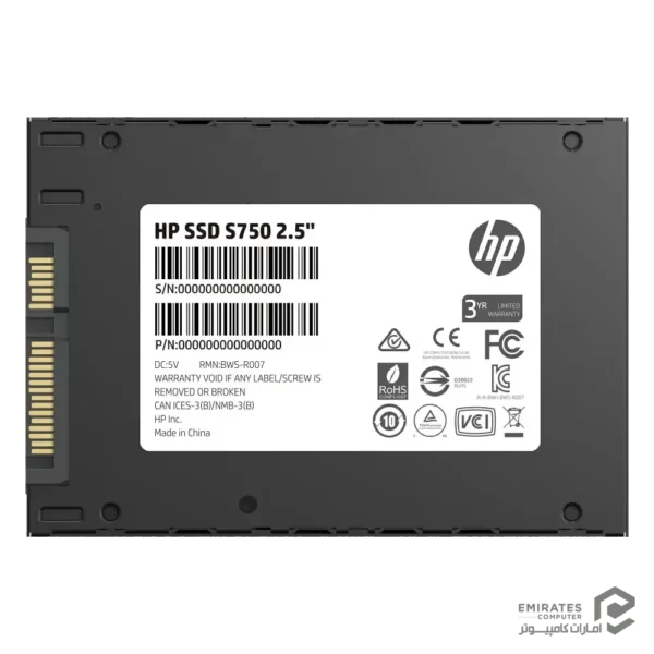 حافظه اس اس دی Hp S750 1Tb