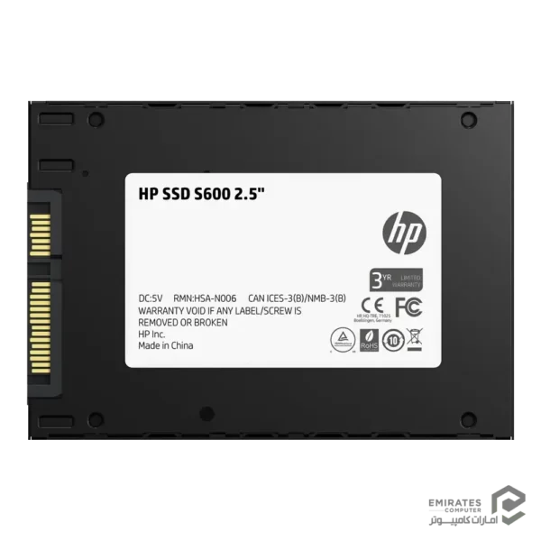حافظه اس اس دی Hp S600 240Gb