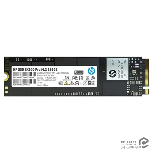 حافظه اس اس دی Hp Ex900 Pro 256Gb