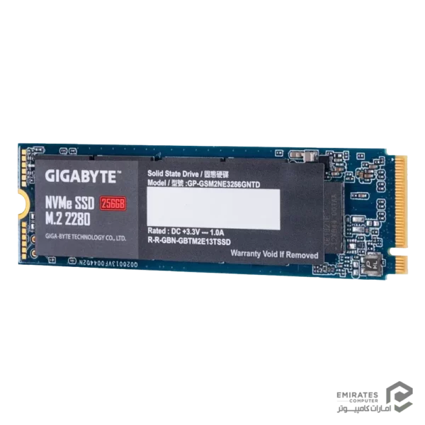 حافظه اس اس دی Gigabyte Nvme 256Gb