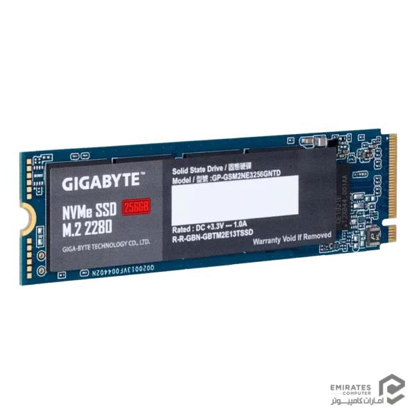 حافظه اس اس دی Gigabyte Nvme 256Gb