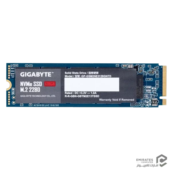 حافظه اس اس دی Gigabyte Nvme 128Gb