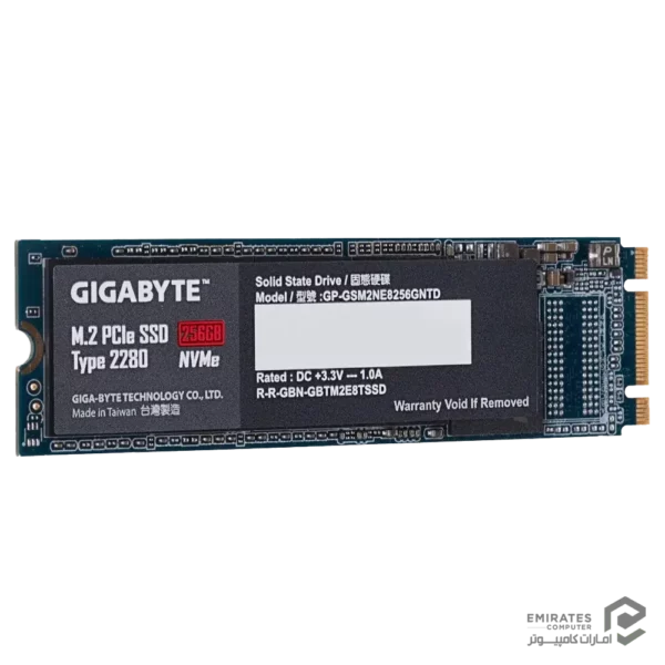 حافظه اس اس دی Gigabyte M.2 Pci-E 256Gb