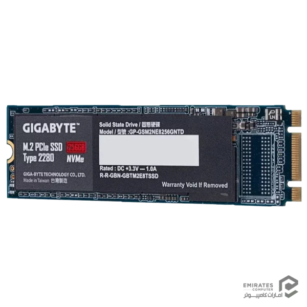 حافظه اس اس دی Gigabyte M.2 Pci-E 256Gb