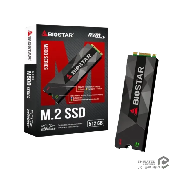 حافظه اس اس دی Biostar M500 512Gb