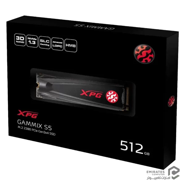 حافظه اس اس دی Adata Xpg Gammix S5 512Gb