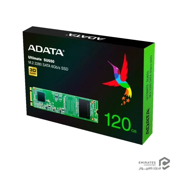 حافظه اس اس دی Adata Ultimate Su650 M.2 120Gb