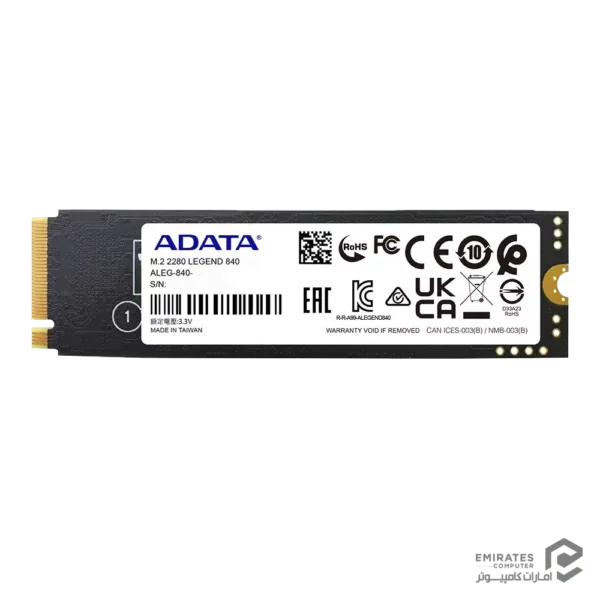 حافظه اس اس دی Adata Legend 840 1Tb